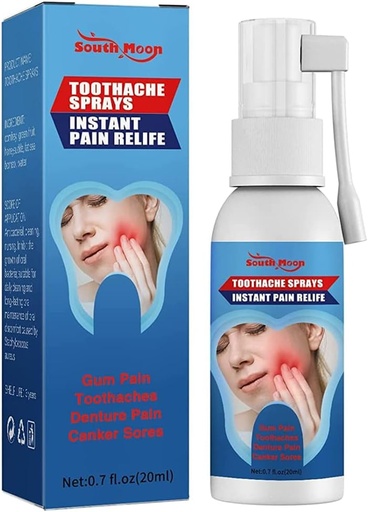 Nouveau spray de soulagement de la douleur dentaire, sprays de soulagement instantané des maux de dents, réparation des tissus gingivaux,maintien de l'environnement buccal sain