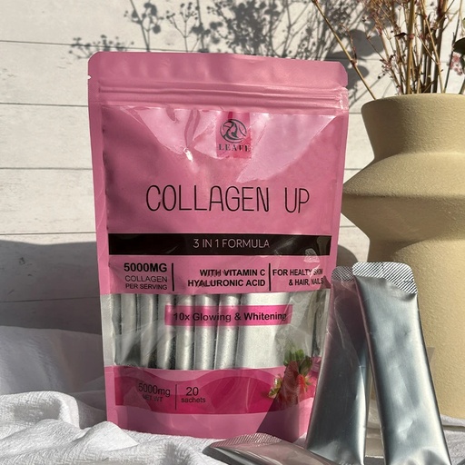 Collagène marin blanchissant boissons aromatisées poudre pour la peau